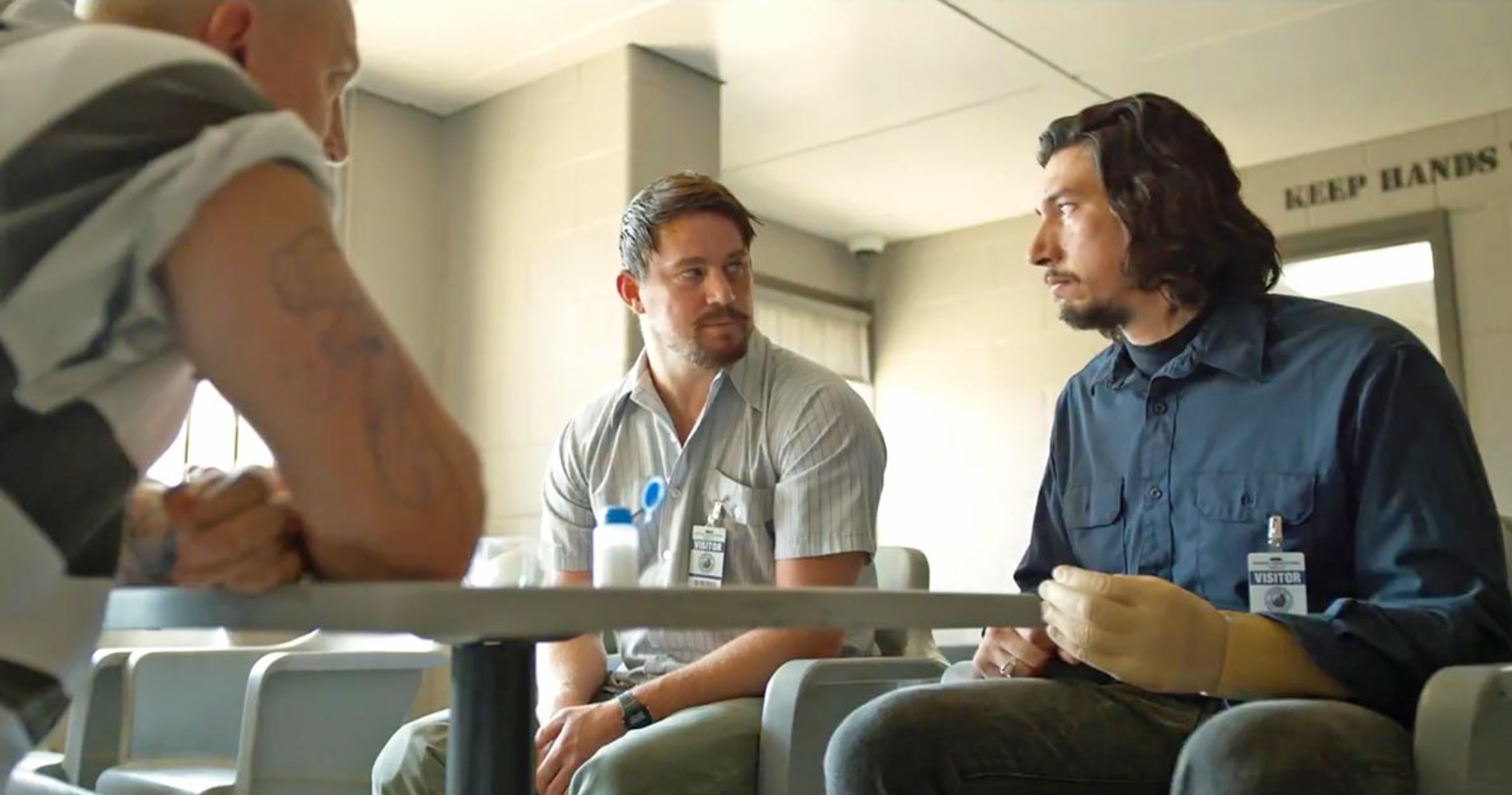 Daniel Craig, Channing Tatum and Adam Driver in Logan Lucky