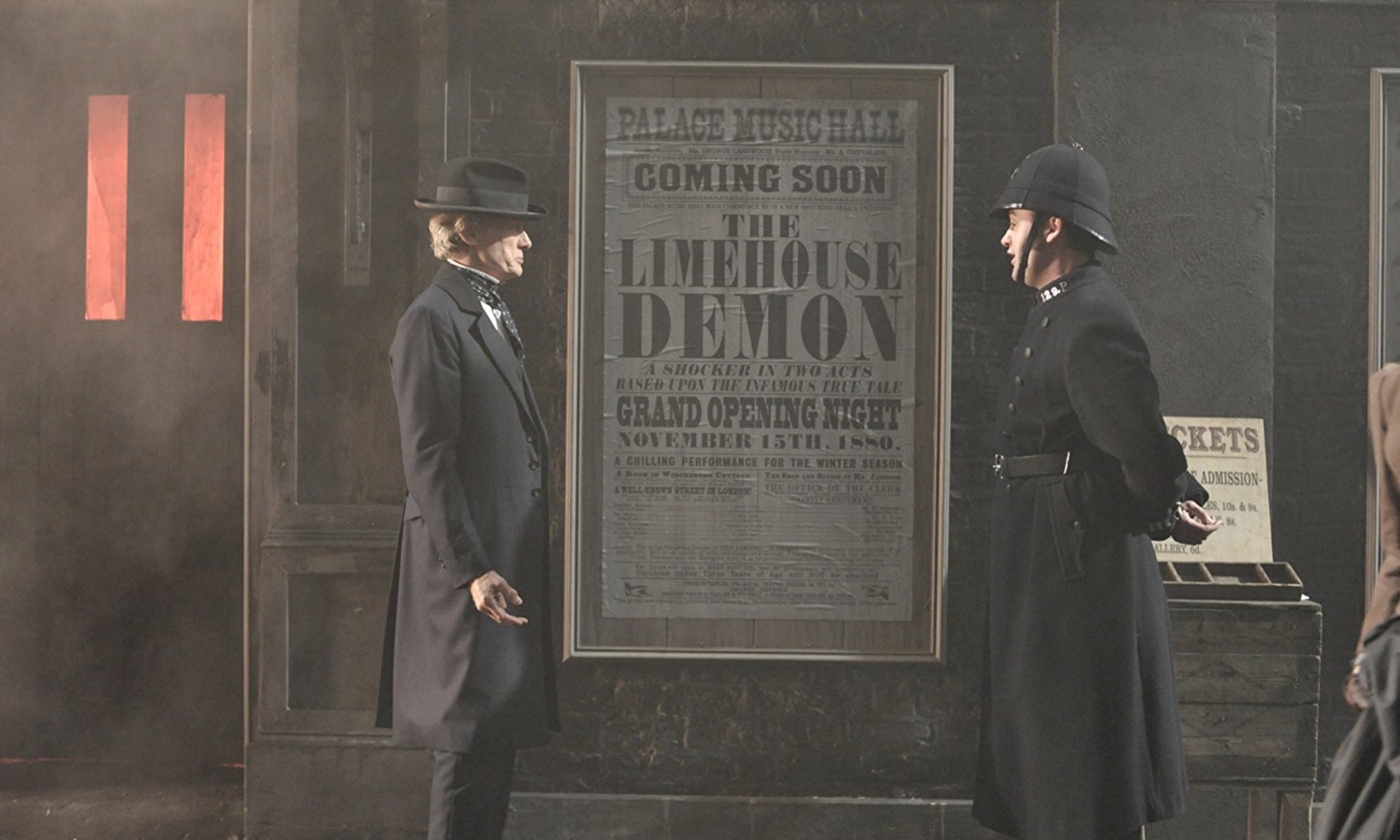 Bill Nighy and Daniel Mays in The Limehouse Golem